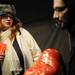 Alanna Gehringer looks at her fiance Anthony while she holds a Valentine's Day gift for him at Camp Take Notice on Tuesday. Melanie Maxwell I AnnArbor.com